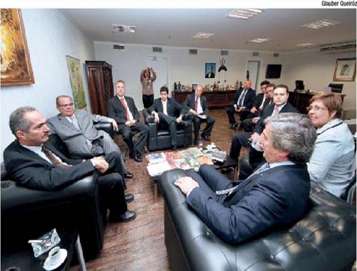 Bancada federal de AL se encontra com Aldo Rebelo