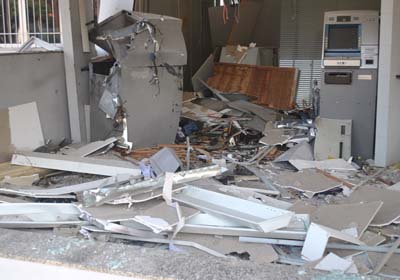 Bandidos fortemente armados explodiram agência do BB em Pariconha