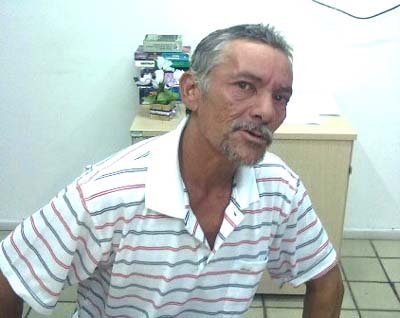 Homem é preso após atacar esposa com facão de cortar cana