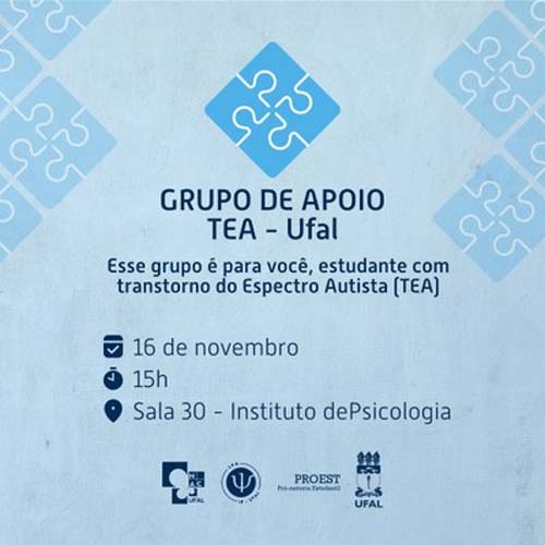 Grupo de apoio reúne estudantes com TEA no próximo dia 16