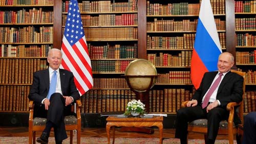 Biden e Putin se encontraram pela primeira vez nesta quarta-feira na Suíça