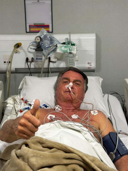 Bolsonaro passa mal e é internado com urgência no Rio Grande do Norte