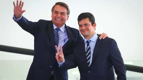 Bolsonaro faz as pazes com Moro: 