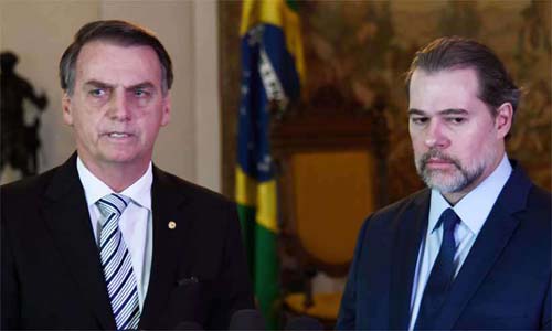 Bolsonaro tratou com Toffoli da nomeação de futuro ministro da Defesa