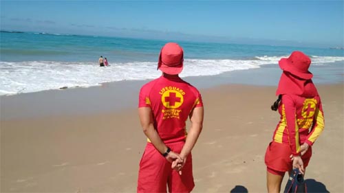 CBM localiza corpo de jovem vítima de afogamento em Guaxuma