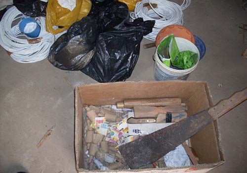 PM apreende materiais para confecções bombas caseiras em Atalaia