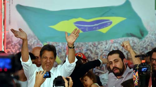 Ciro é vaiado durante discurso; Haddad e Boulos defendem 'unidade'