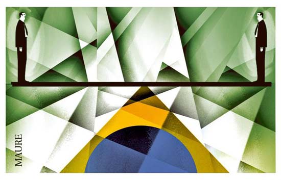 Eleições polarizadas provocam oscilação maior do dólar e da bolsa no Brasil