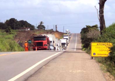 Obras nas rodovias de Alagoas aumentam risco de acidentes