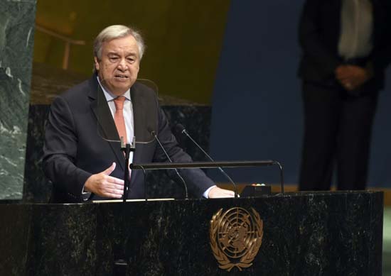 Secretário-geral da ONU abre Assembleia Geral criticando caos mundial