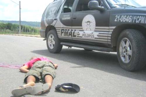 Suposto usuário é executado a tiros na ‘Ladeira da Morte’ em São Miguel dos Campos