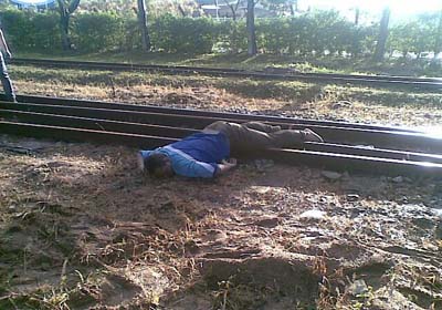 Evangélico é trucidado a tiros em linha férrea 