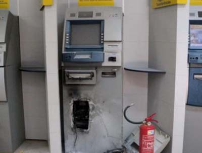 Dois caixas eletrônicos do Banco do Brqasil de Atalaia foram arrombados