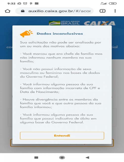 Alagoanos relatam problemas para conseguir o auxílio emergencial de R$ 600
