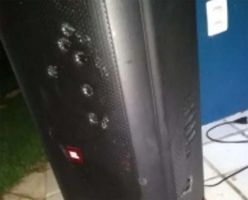 MPE/AL adotará ‘medidas legais’: Promotor atirou 8 vezes em caixa de som de vizinhos