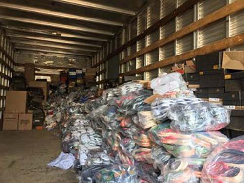 Mais de 50 mil pares de calçados falsificados são apreendidos em Arapiraca