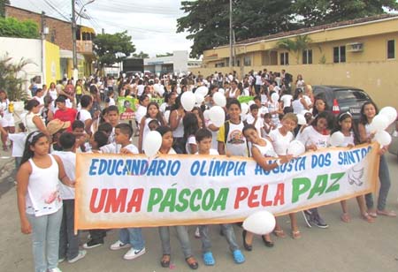 Em União dos Palmares escola realiza caminhada pela Paz