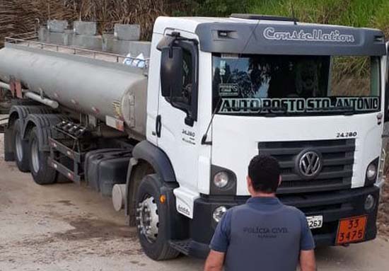 Operação da PC prende suspeitos de roubo de combustíveis em Alagoas