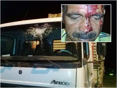 Bandidos voltam a atacar veículo em trecho da AL 101; Motorista de caminhão ficou ferido