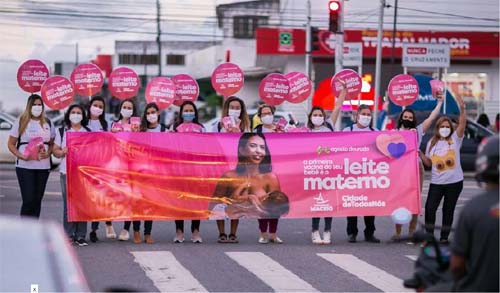 Prefeitura realiza ações de incentivo ao aleitamento materno em Maceió