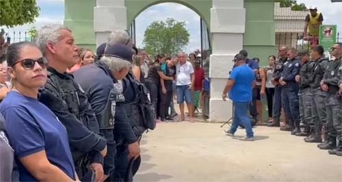 Guarda municipal e filho são sepultados sob homenagens em União dos Palmares