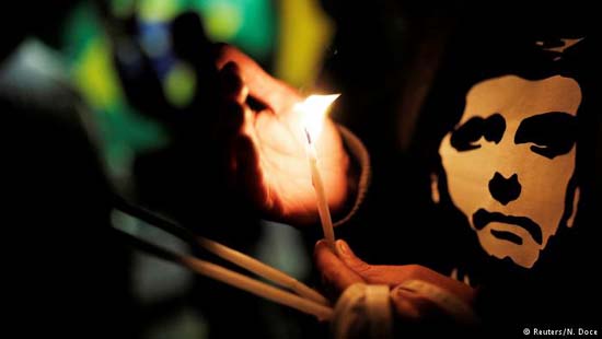 O batalhão de candidatos fardados