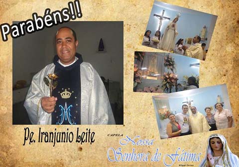 Comunidade católica de União presta homenagens e parabeniza Padre Iranjunio ex-paróco do municipio