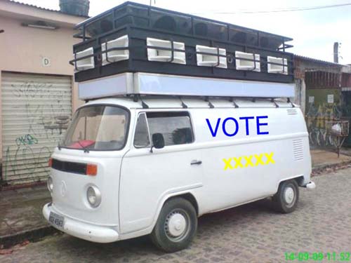 Comunidade usa a TRIBUNA para denunciar volume abusivo dos carros de som dos candidatos