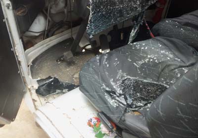 Garagem de empresa de publicidade é arrombada pela segunda vez em dois meses