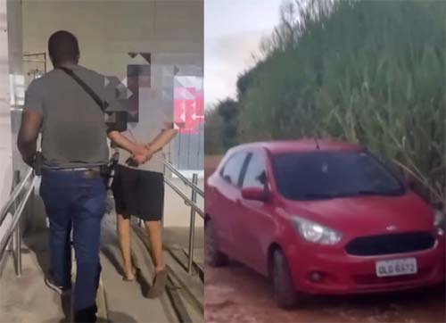 Suspeito é preso com carro roubado após trocar tiros com a polícia na AL-215
