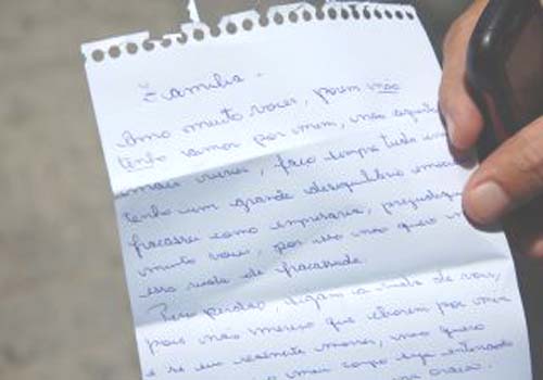 Em carta, empresária diz que 'fracassou' e que tem 'grande desequilíbrio'