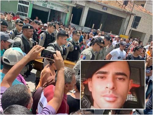 Sepultado PM de Alagoas morto por companheiro de farda por engano em PE