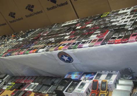 Celulares clandestinos já são 20% do total