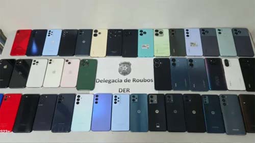 Polícia recupera mais de 40 celulares roubados e furtados em Maceió