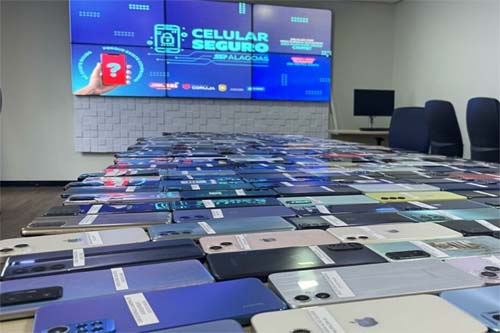 Iniciativa recupera 1.483 celulares furtados e convoca proprietários para devolução