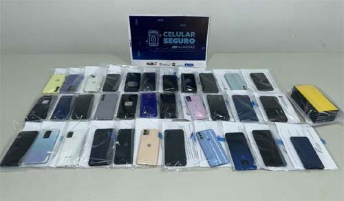 Programa Celular Seguro recupera 39 celulares roubados em apenas dois dias em Alagoas