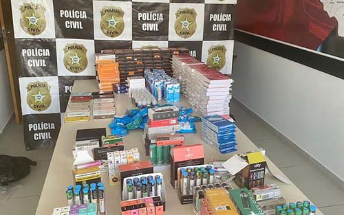 Polícia apreende celulares sem nota fiscal e fecha loja em Teotônio Vilela