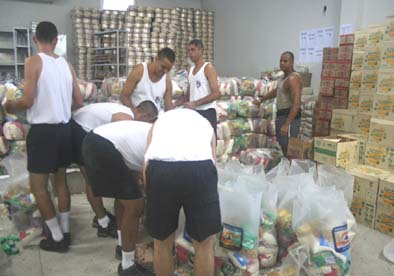 Governo adquire 40 toneladas de alimentos para as vítimas das chuvas 