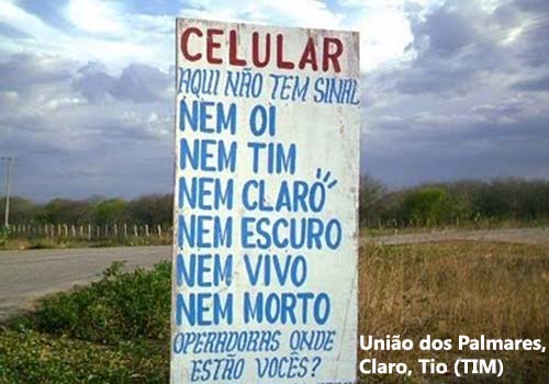 Fim do Mundo das Comunicações chegou desde a madrugada a União: operadoras de telefonia celular estão fora do ar