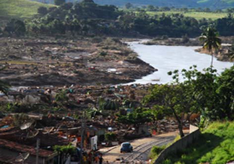 373 desastres naturais mataram mais de 296 mil pessoas, em 2010