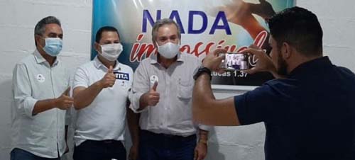 Ronaldo Lessa e Chico Tenório guindam campanha do PDT em União dos Palmares