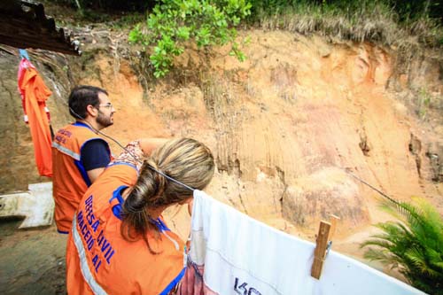 Defesa Civil monitora chuvas na capital alagoana