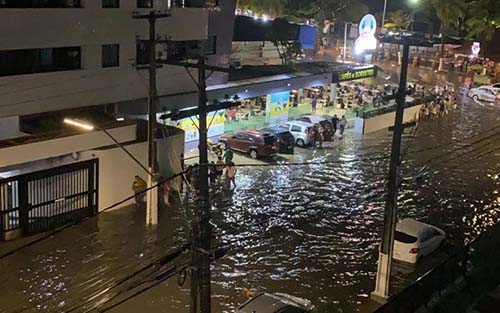 Após temporal, Maceió amanhece com tempo firme e previsão é de temperatura máxima de 32 graus