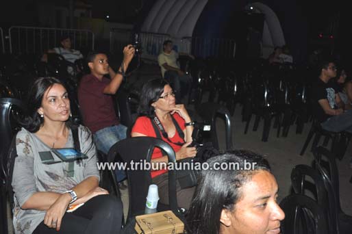 Começou ontem as exibições do 'Cinema ao Ar Livre' em União dos Palmares