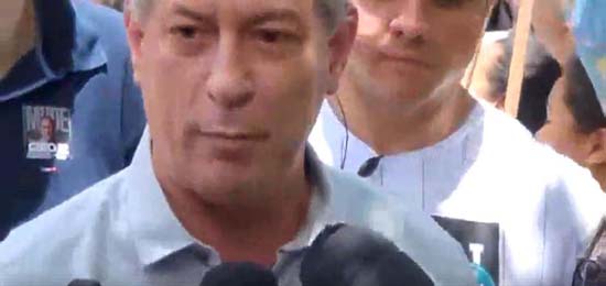 Ciro se irrita e xinga interlocutor durante campanha em Roraima