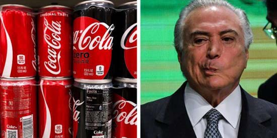 'Um irresponsável': Associação critica Temer após ceder à Coca-Cola e aumentar IPI