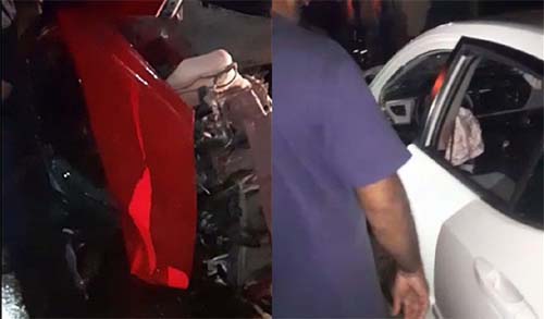 Grave colisão entre carros deixa 4 feridos na AL 405 entre Maribondo e Anadia