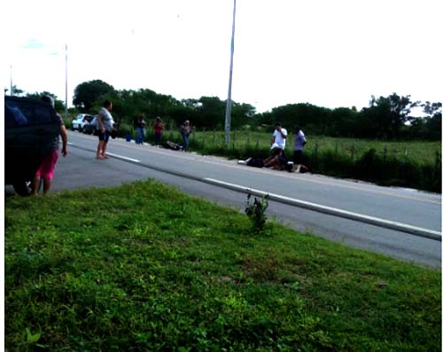Colisão entre motos deixa um morto e um ferido entre Girau e Campo Grande