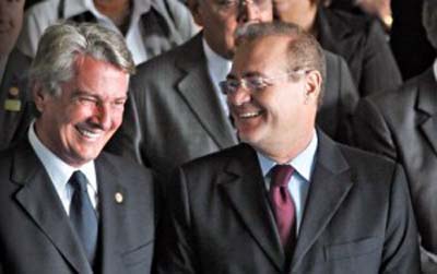 Senadores por Alagoas Renan e Collor disputam a presidência do Senado na sexta-feira