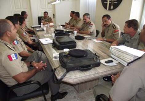 Comandante Geral recebe coronéis na 1ª Reunião do alto comando